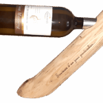 support bouteille gravure personnalisé