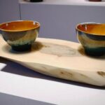 Planche apéro deux bols - Création Bois David