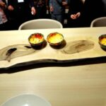 Planche apéro quatre bols - Création Bois David