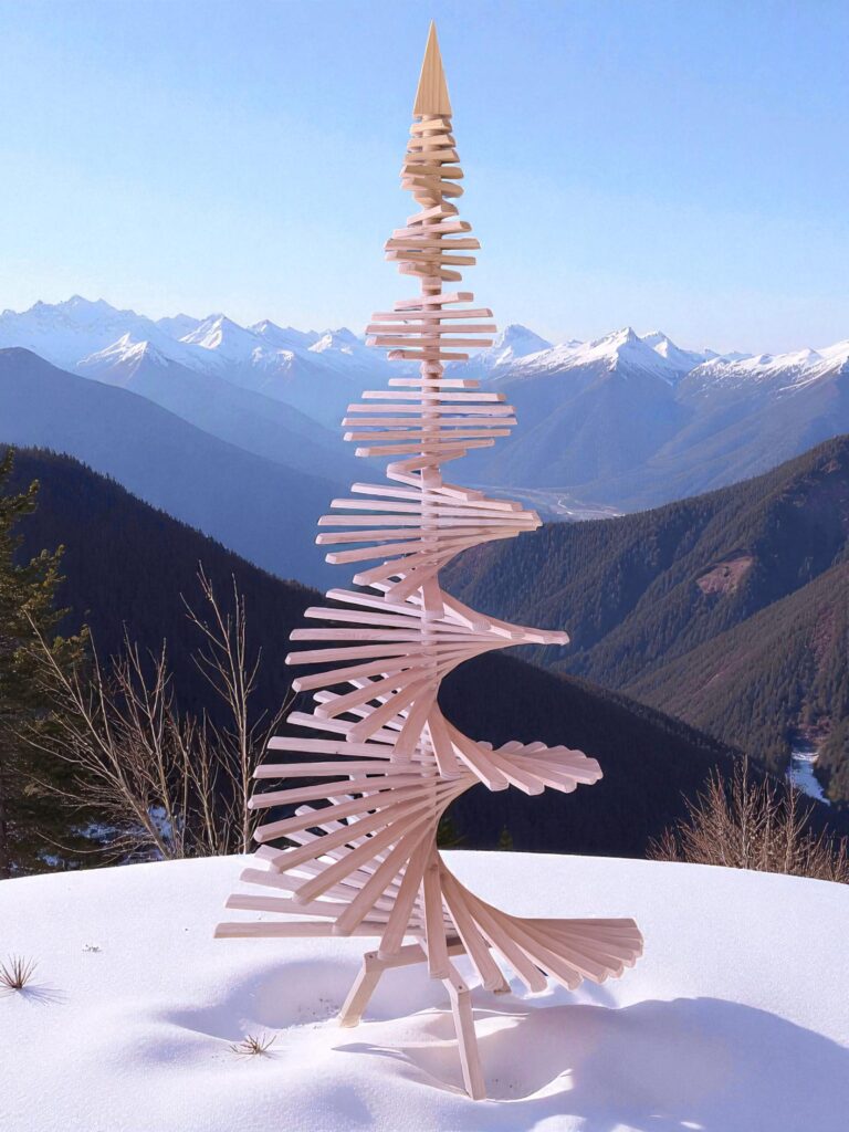 Sapin en bois - Création Bois David